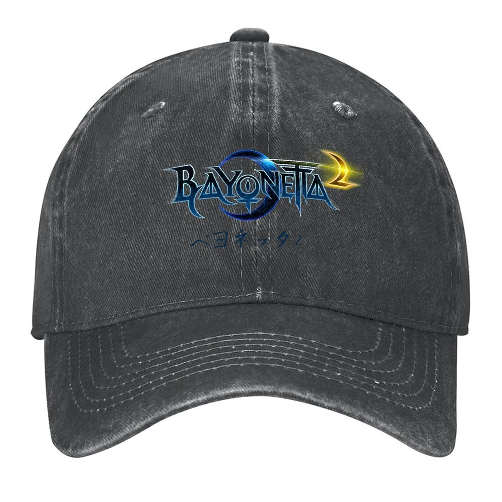 

Bayonetta 2 Japanese Text Baseball Cap hats for men Custom Cap fishing hat New In Hat Mens Hats Women's