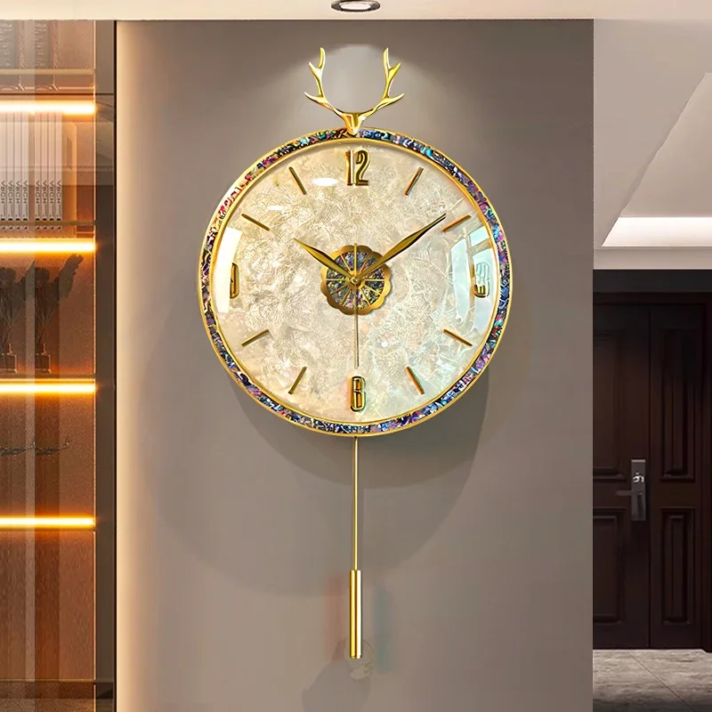 Design Minimalist Wall Clocks Living Room Large Digital Luxury Restaurant Wall Watch Aesthetic Relogio De Parede Home Decoration