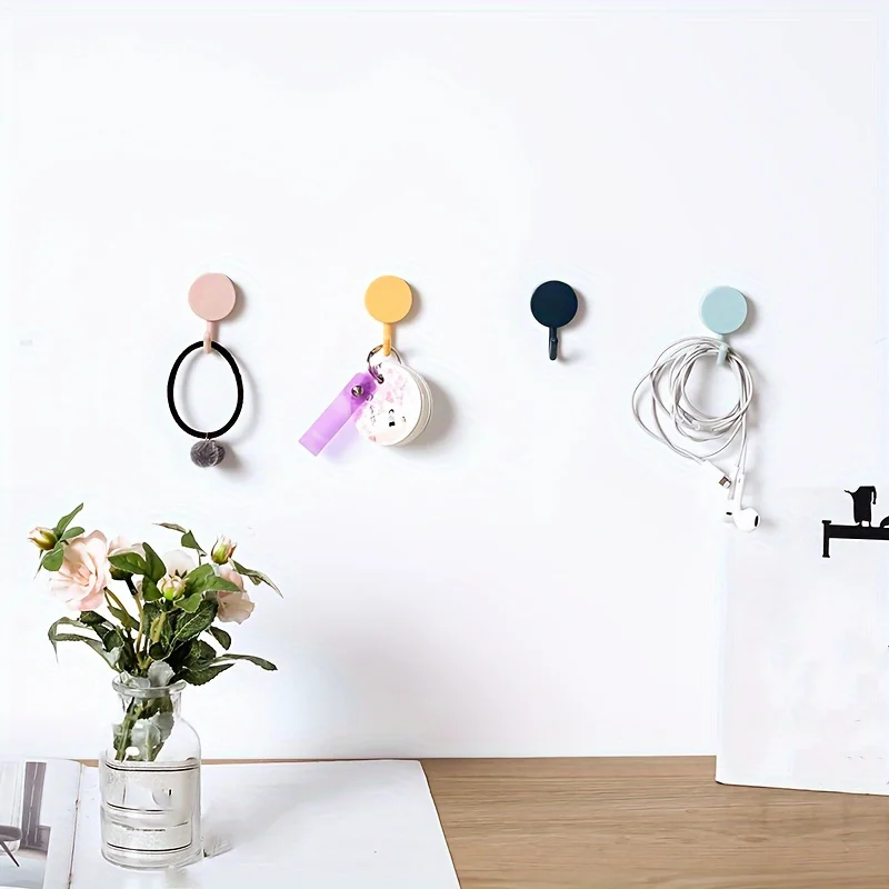 10/20 Stück selbstklebende Wandhaken ohne Bohren für Mäntel, Taschen, Handtücher und mehr. Aufbewahrungslösungen für den Haushalt, perfekt für Küchen, Schlafzimmer