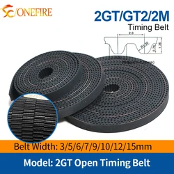 10Meters GT2 Open Timing Belt Width 3/5/6/7/9/10/12/15/20mm 2GT Belt for 3D Printer High Quality