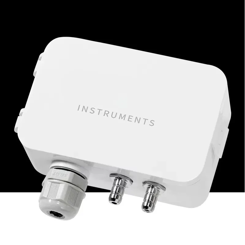 Micro Differential Pressure Transmitter, 4-20mA Wind Pressure Sensor for Duct Static & Negative Pressure Measurement