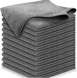 kitchen towel Bamboo Charcoal Dish Cleaning Cloth, Strong Water Absorption and Easy-to-wash, Perfect for Household Use