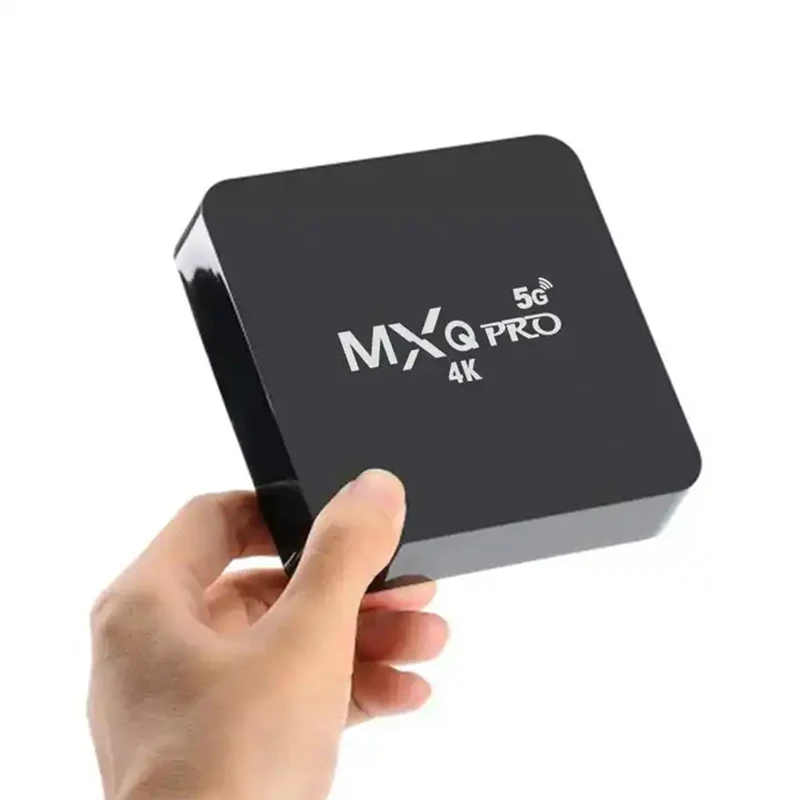 MXQ PRO TV BOX Android S905L 2,4G y 5G WiFi Original Quad Core Youtube reproductor multimedia Mxq Pro 4K decodificador IPTV Netflix YouTube