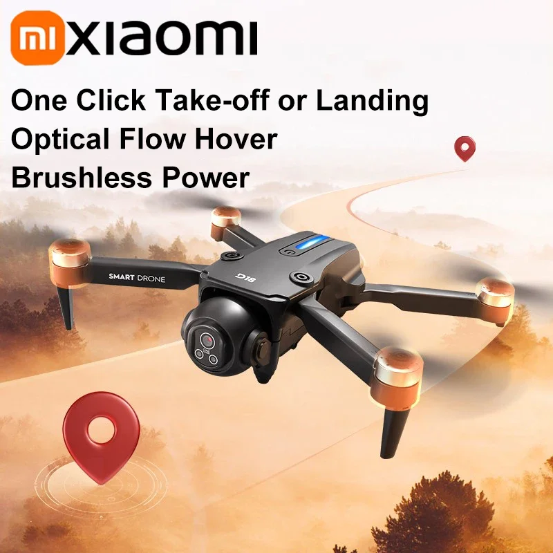 Xiaomi D18 GPS UAV 8K Aerial HD Dual Camera Photography Intelligent Obstacle Avoidance Brushless Power 5G WIFI GPS Return VR UAV