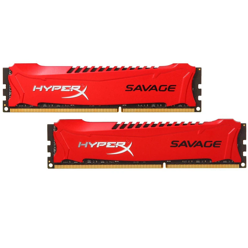 HYPERX SAVAGE FURY Memoria RAM DDR3 DDR3L ذاكرة الوصول العشوائي المكتبي 4GB 8GB 1600MHz 1333 2133 2400 1866MHz الذاكرة DIMM PC3-12800 17000 19200