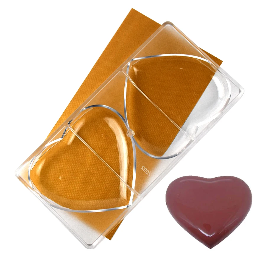 Chocolate Mold Heart Shape Valentine's Day Polycarbonate Mould Confectionery Baking Utensils