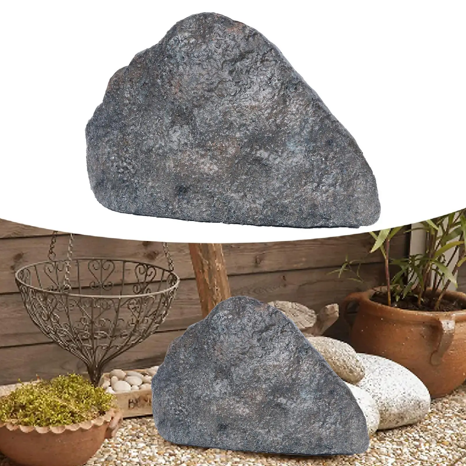 

Simulated Rock Decor Realistic Foam Rockery Decorative Sturdy Ornament Fake Landscape Stone for Stage Performance Decoration