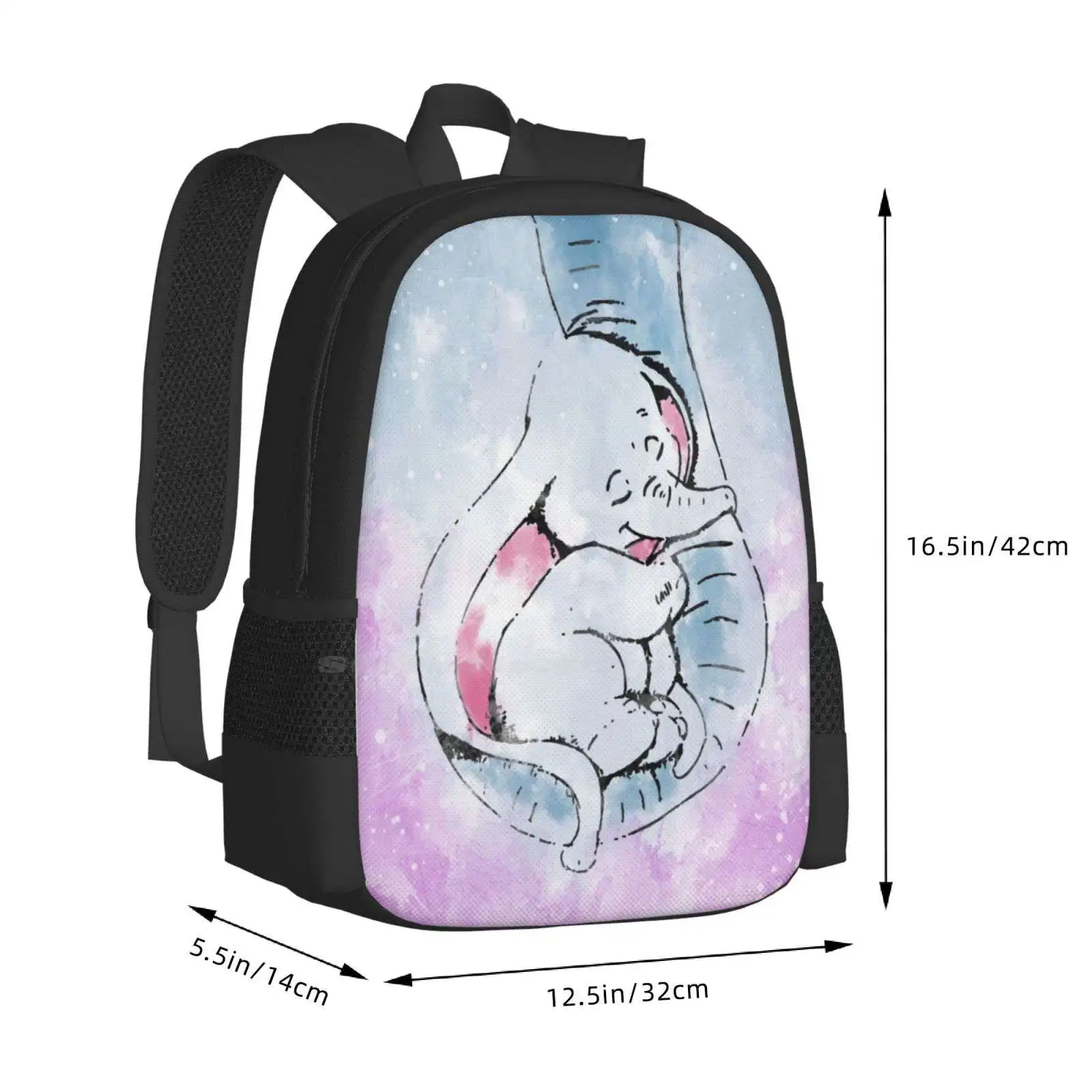 Mochila con diseño de elefante y mariposa para madre y bebé, morral a la moda, gran oferta