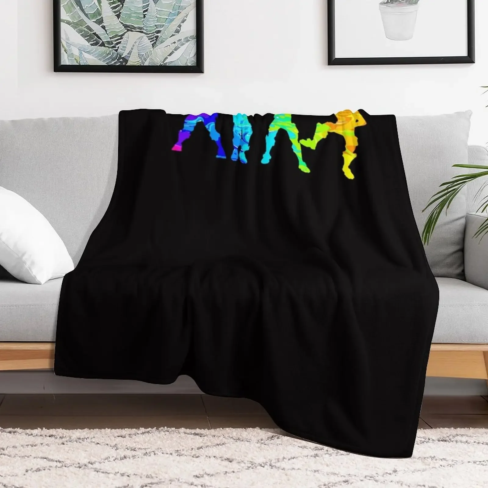 Battle Royale Dance of Victory Throw Blanket Machine Washable Soft Warm Blanket