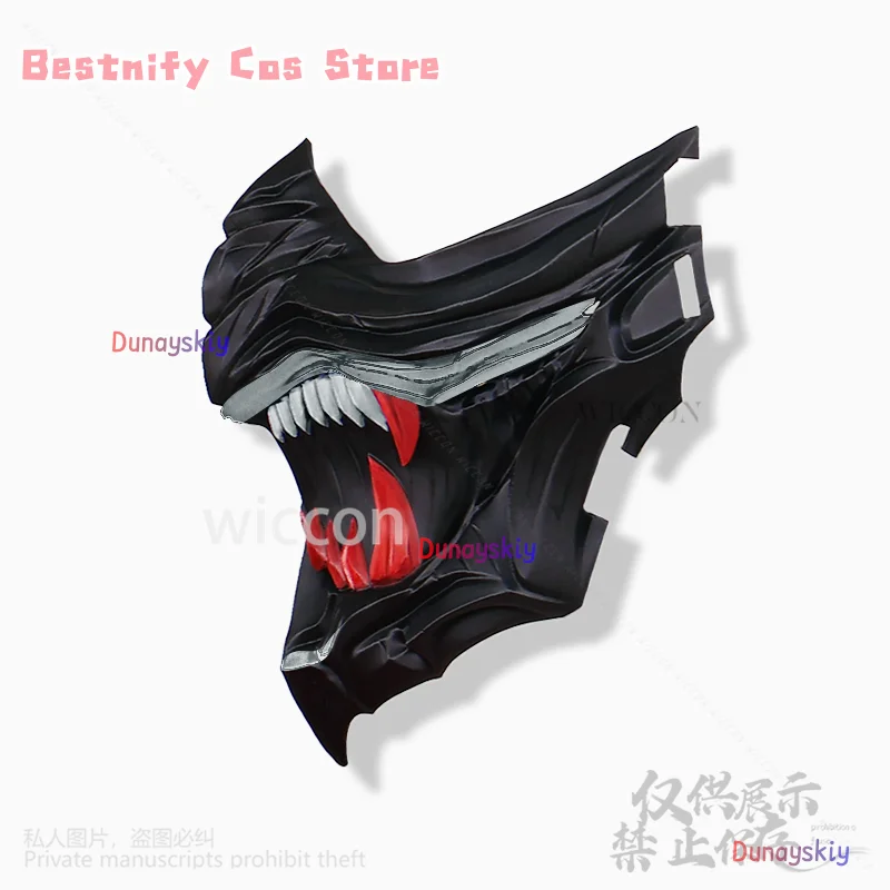 CosplayAnime Game NINJA GAIDEN 4 كوسبلاي ثلاثية الأبعاد قناع حمض البوليلاكتيك الدعائم اكسسوارات لجميع القديسين حفلة عيد الميلاد كوس فضي Cus