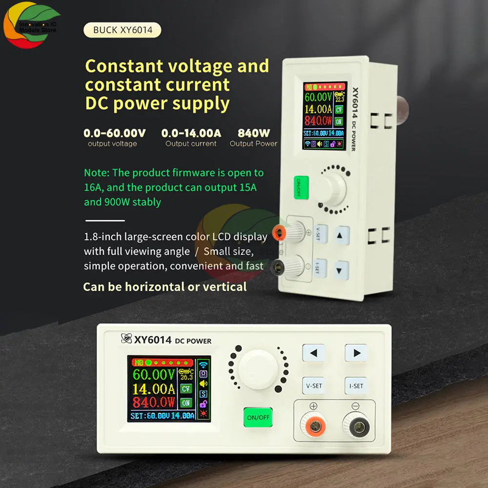 Imagem -04 - Cnc Ajustável dc Estabilizou a Tensão Constante da Fonte de Alimentação e Manutenção Atual Constante 900w Módulo Step-down Xy6014 060v