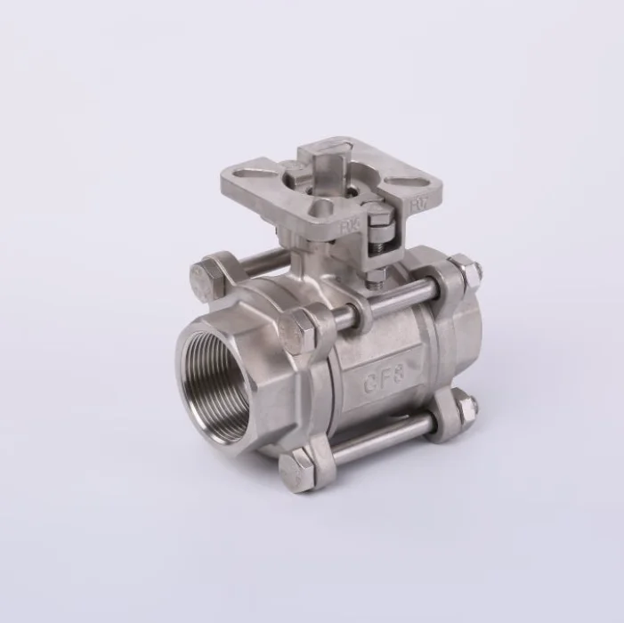 SS304 Stainless Steel Threaded Valve Manual Operation Fast Delivery