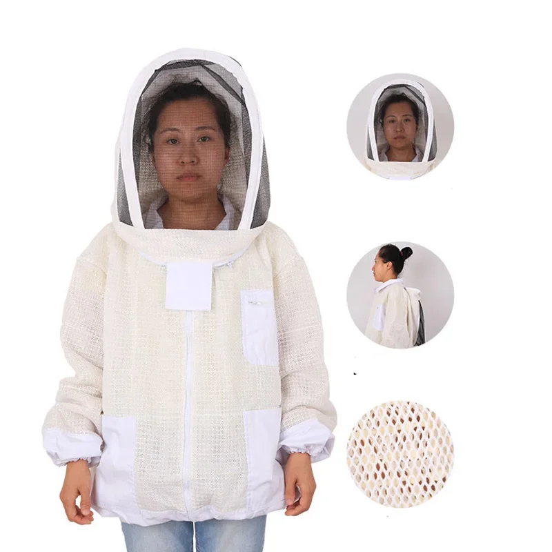 

Beekeeping suit for bee keeper jacket professional equipment air breathable clothing Anti bee suit apiculture jacket