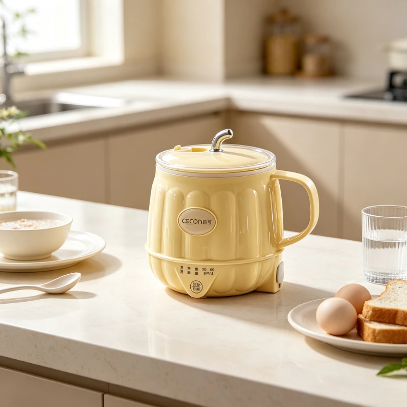 Electric Stew Cup 600ml 5 Heat Levels 12H Keep Warm Ceramic Liner for Milk Tea Porridge Home Office Kitchen Daily Use 전기 멀티쿠커