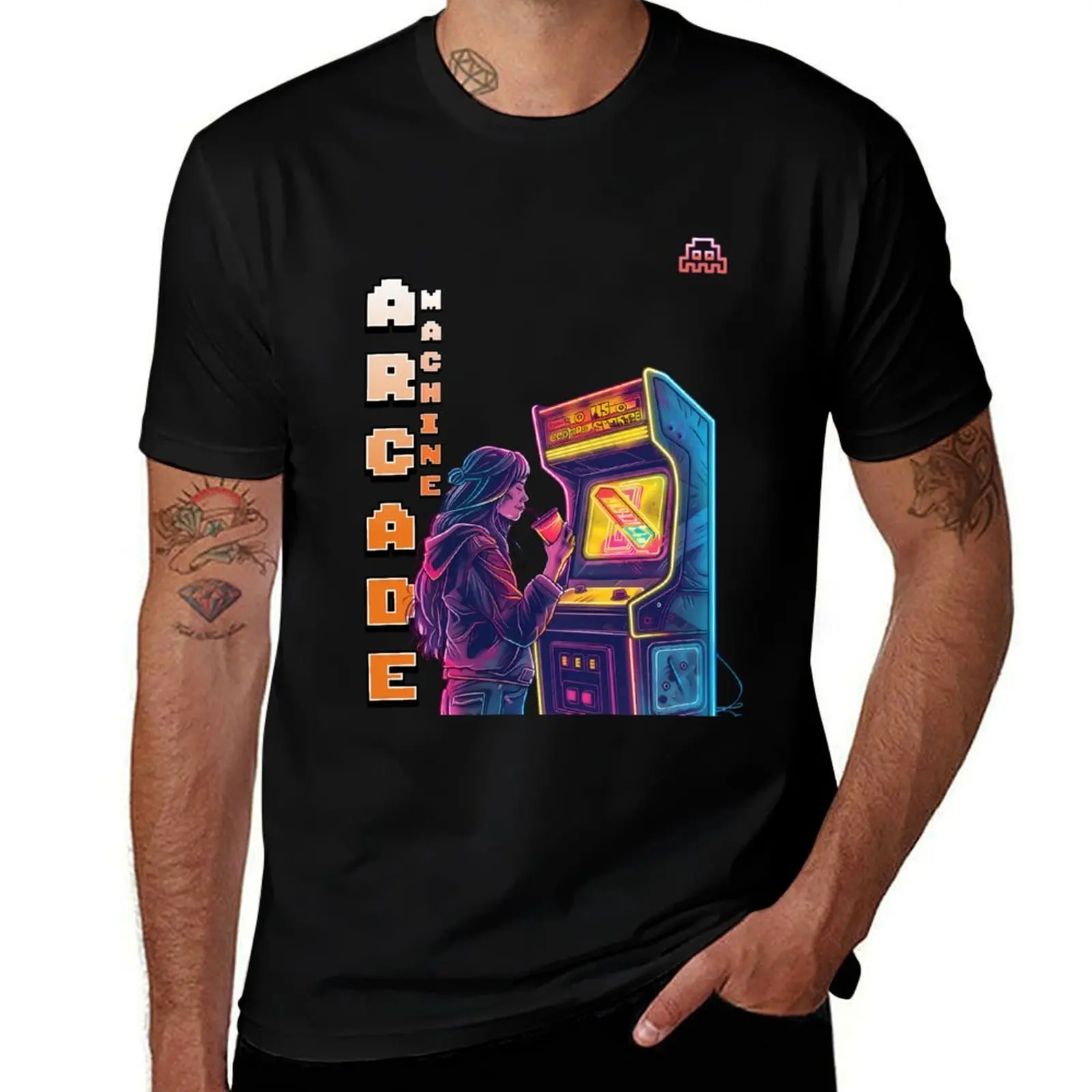 Immortal Legends: Tribute to the Iconic Characters of Arcade Machines T-Shirt Moisture Wicking Quick Dry Tee