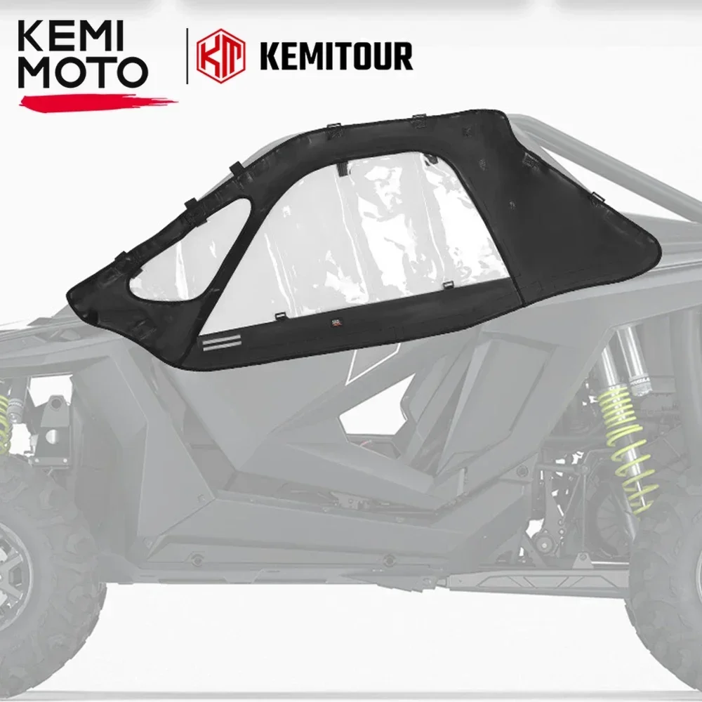 

KEMIMOTO UTV Upper Doors Soft Cab Enclosures Kit Compatible with Polaris RZR PRO XP/Turbo R Ultimate/ Premium 2020-2025 #2884664