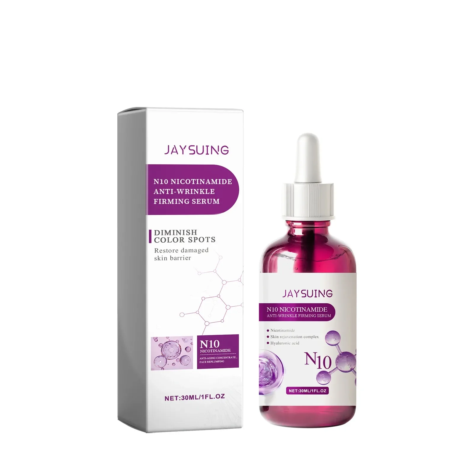 30ml suero Facial esencia niacinamida N10 ácido hialurónico Retinol B3 vitamina C piel Facial hidratante VC cuidado de la piel