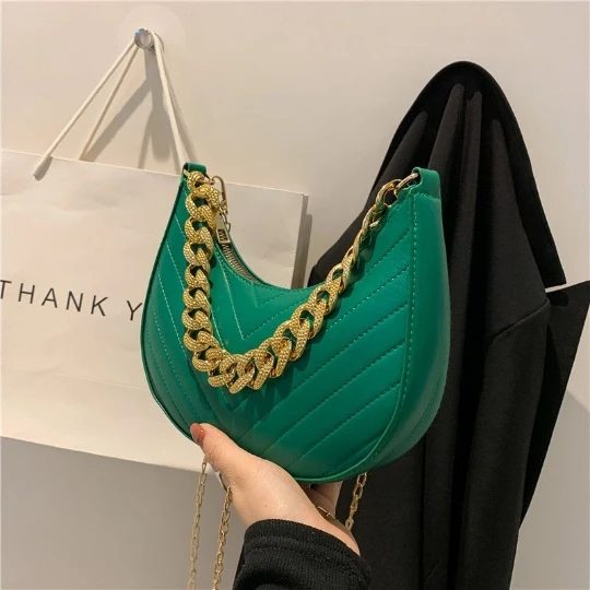 

Green Woman Bags Leather 2023 Elegant Luxury Trend Women Girl Handbag Shoulder PVC Lady Crossbody PU Purses Women's Totebag