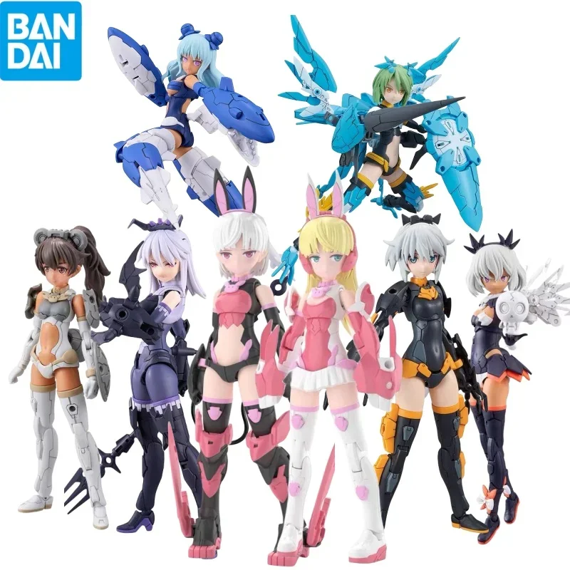 In Stock Bandai 30ms 30mm Sis-T00 Lalagne Rabbit Pink Color B Model Assembly Model Action Figure Anime Assembling Gift