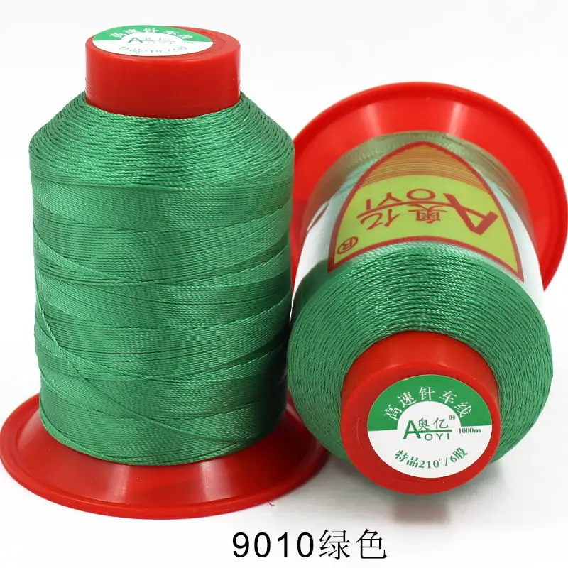 Aoyi 210D/6 Fil Polyester Sewing Threads Sewing Supplies for Leather Thread Repair Silk Threads Sewing Yarn 10#strong Thread