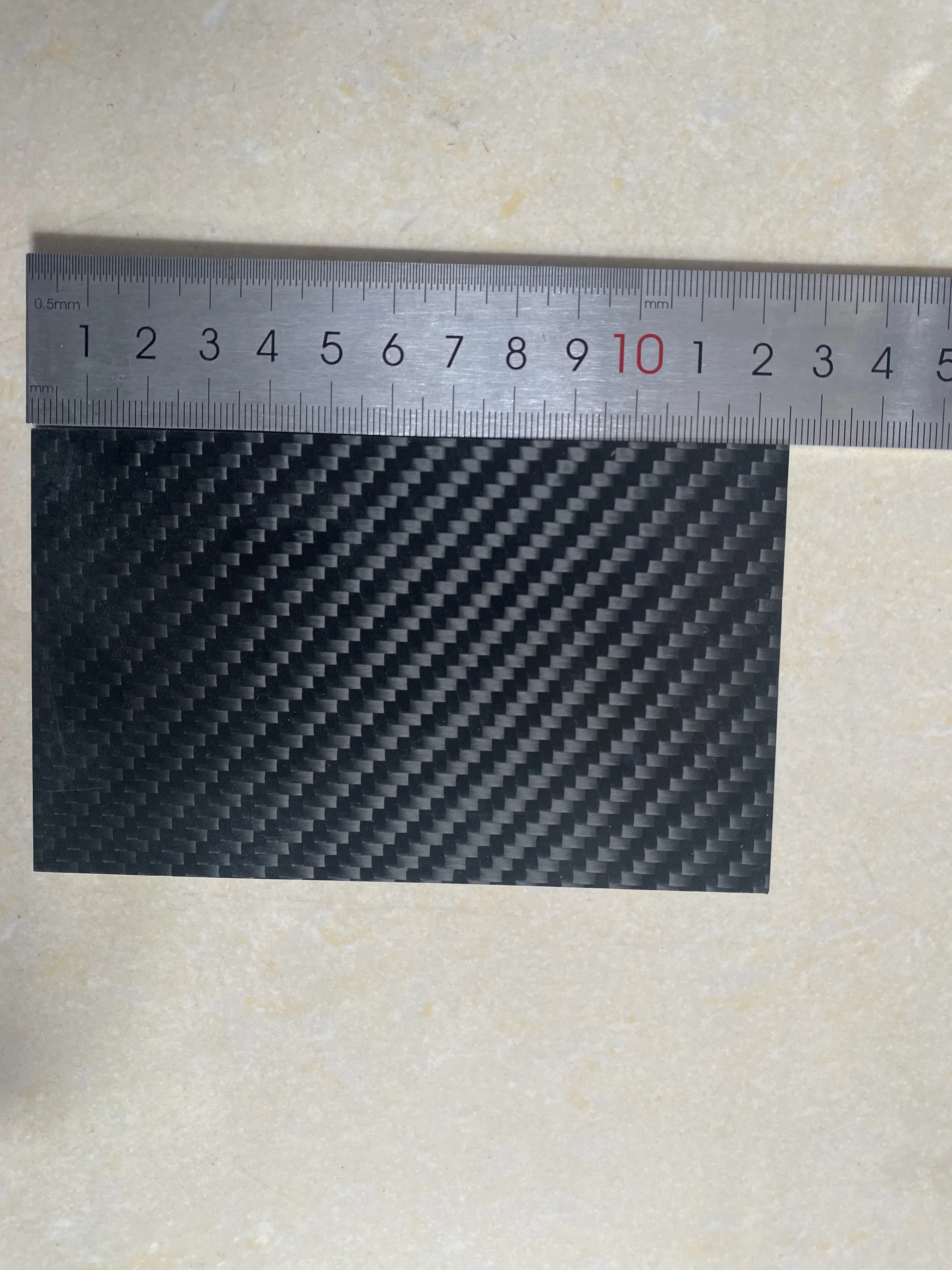 75*125 مللي متر 3k لامعة ماتي حك عادي ألياف الكربون ورقة ألياف الكربون لوحة ألياف الكربون لوحة سميكة 0.5,1,1.5,2,3,