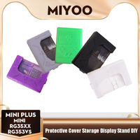 MIYOO 3 In 1 Protective Cover for Mini Plus/RG35XX/RG353VS Game Console Portable Handheld Game Console Storage Display Stand DIY