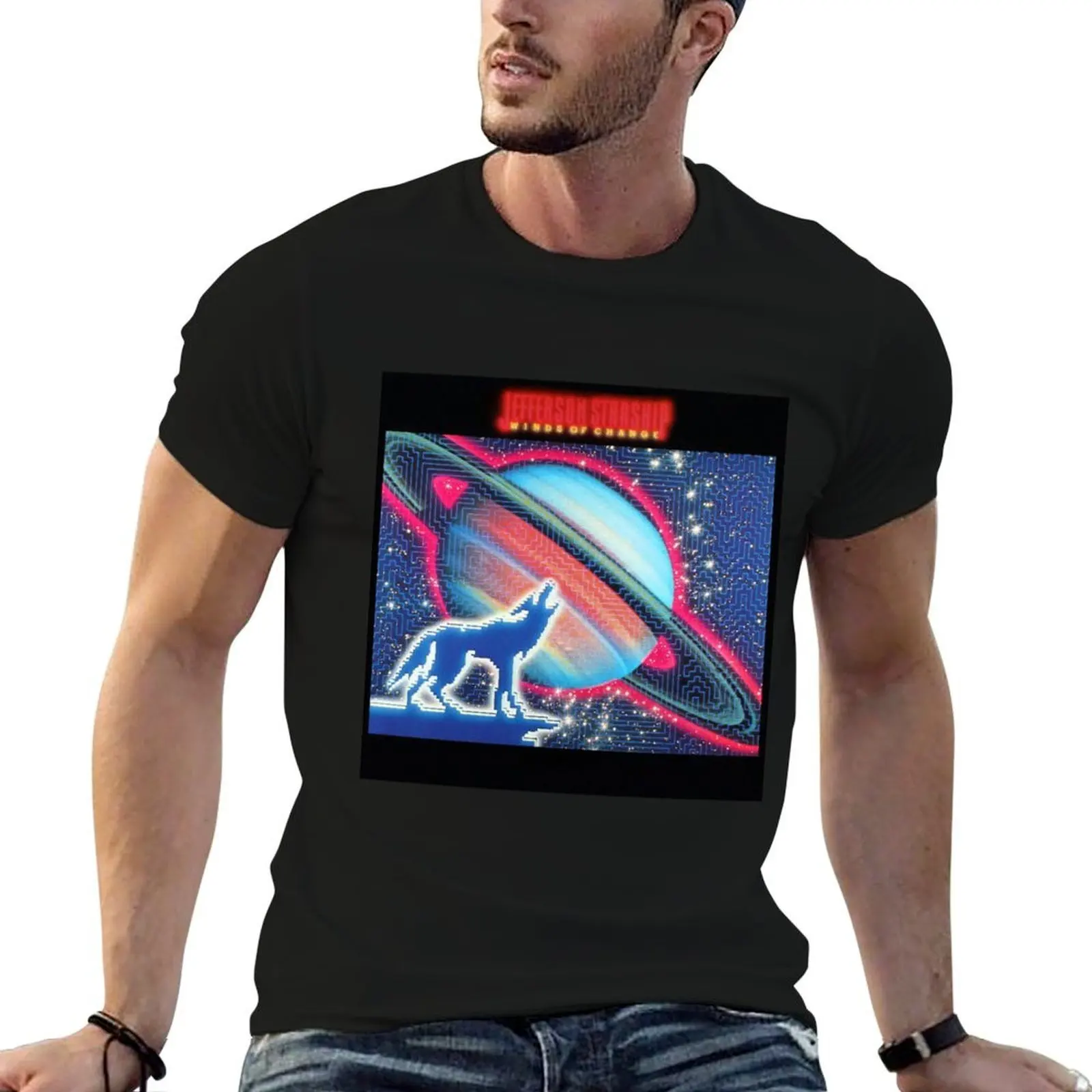 

Jefferson Starship winds of change T-Shirt mens graphic t shirts cotton t shirt man T-Shirt
