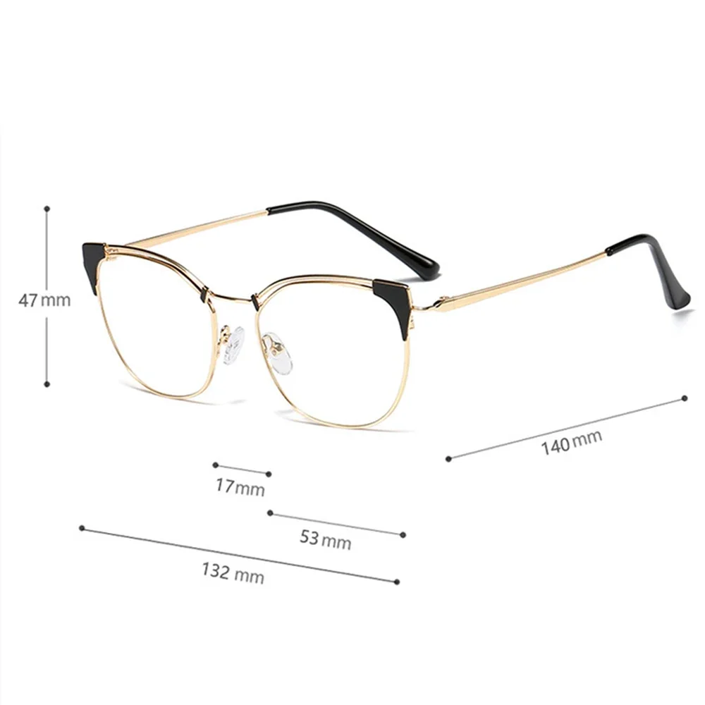 Cat Eye Spectacle Frame Women Eyeglasses Computer Prescription Optical Female Eyewear Clear Lens Glasses Frame Gafas De Lectura