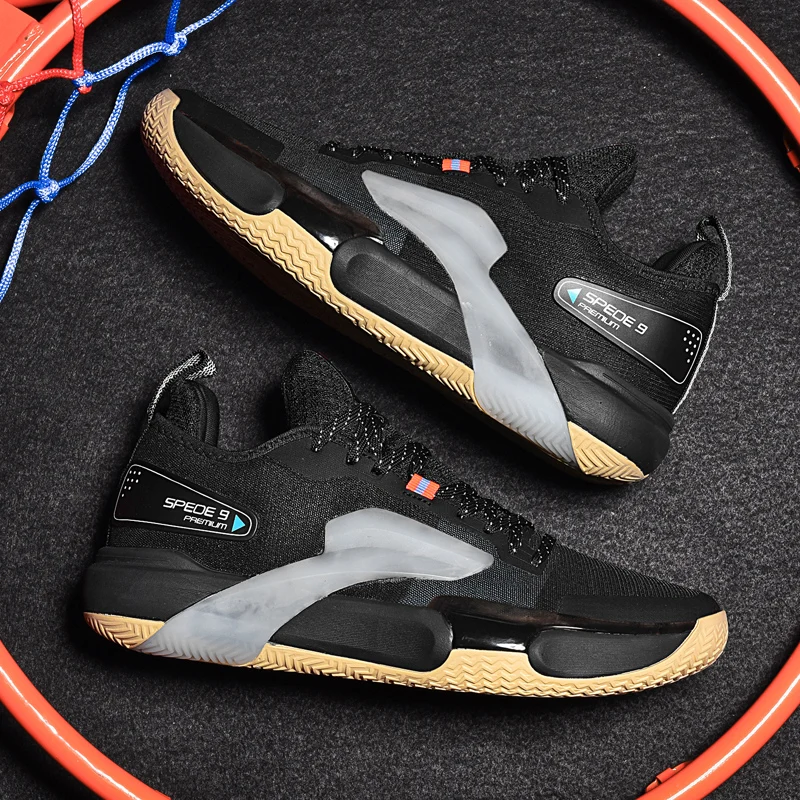 

Flash 9 basketball shoes open plug night men's technology flick actual combat student sneakers sports professional sneakers