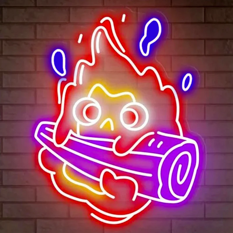 

Custom Neon Sign Anime LED Flex Neon Light Minimum 50cm Indoor Home Wall Bedroom GAME Room Decoration Drop Shipping