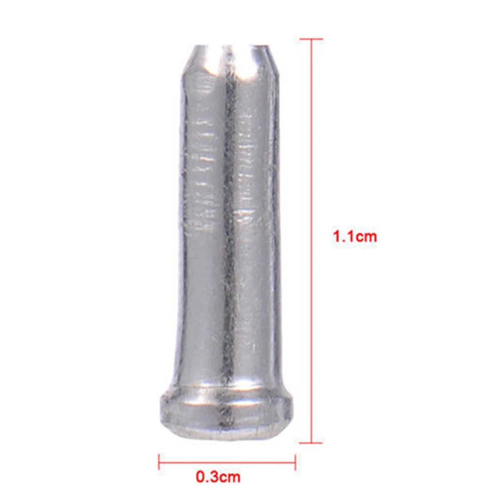 

A74K-300Pcs Колпачок троса тормозного троса, алюминиевая крышка тормозного троса горного велосипеда, концевые наконечники, обжимные