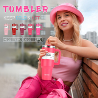 1200ML Stainless Steel Insulated Water Bottle Large Capacity Thermal Cup for Coffee Vacuum Flask Cold Hot Mugs With Handle Straw