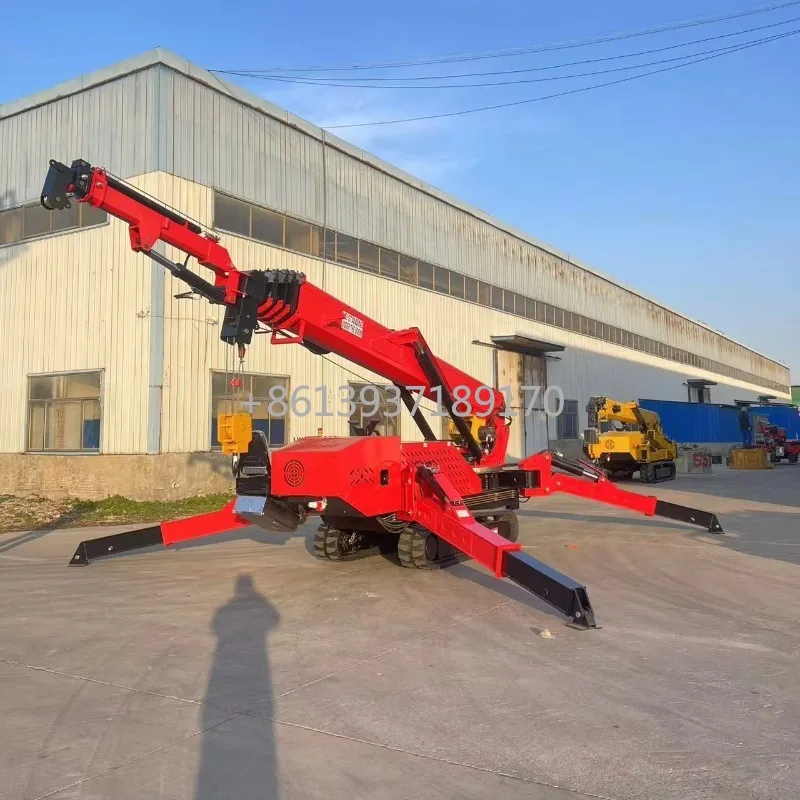 Yugong 10m 16m 22m ارتفاع الرفع طويل بوم العنكبوت رفع CE المعتمدة كرين العنكبوت