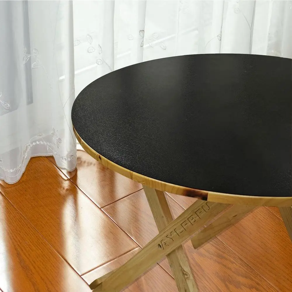 

Скатерть круглая черная 59 Rost толщиной 1,5 мм - защита от царапин, масла и жидкостей для ресторанов и домашнего декора