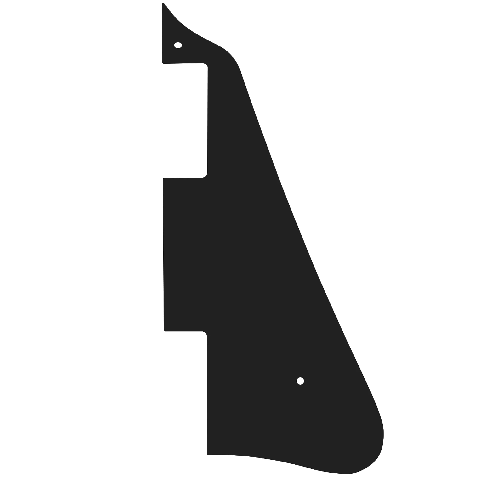 Musiclily Pro Left Handed Plastic Guitar Pickguard for 2006-Present Modern Style Epiphone LP Style Guitar