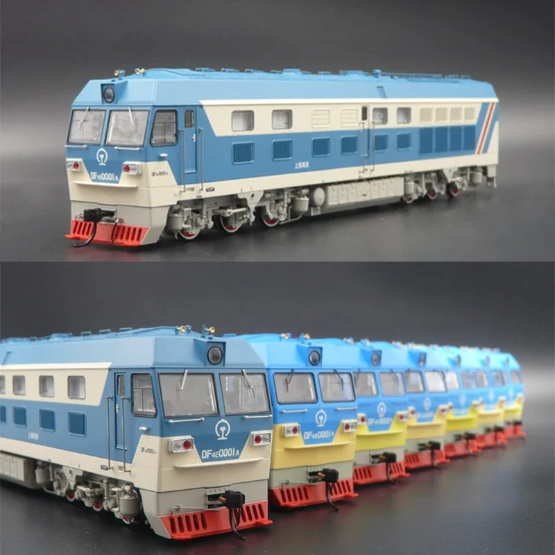 Modelo de tren HO 1/87 Dongfeng 4E DF4E doble motor reconnección locomotora diésel interna colección regalo modelo de juguete