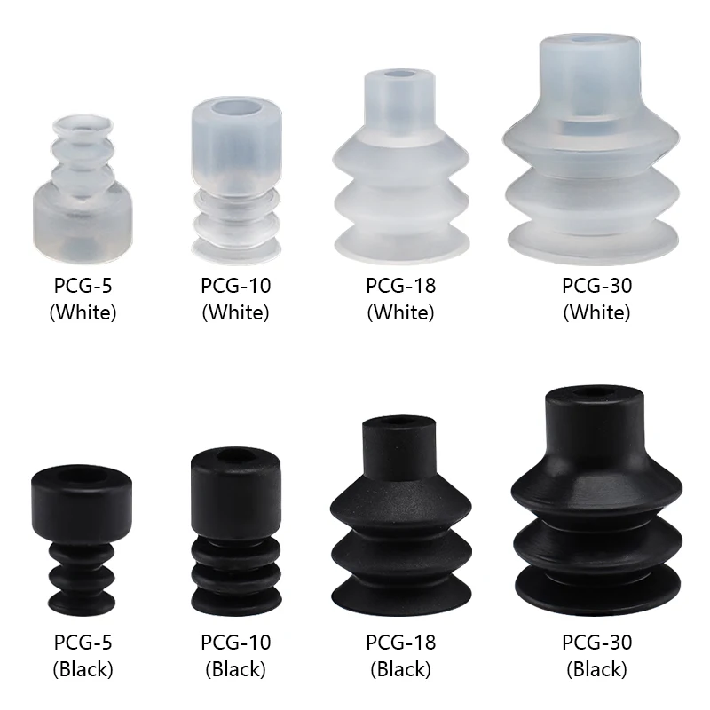 

10pcs/lot PCG Series Triple Vacuum Suction Cup Robot Accessories PCG-5 PCG-7 PCG-10 PCG-15 PCG-20 PCG-25