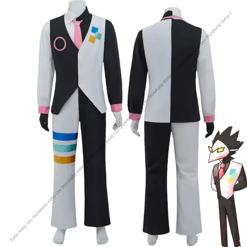 

Men's Deltarune Swatch Cosplay Costume Uniform Outfits Halloween Costume Carnival Swatch Suit