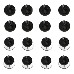 50/100pcs Black Rubber Backs Blank Base Pins Cap Keepers for DIY Handmade Brooch Jewelry Making Supplies Crafts Accessories