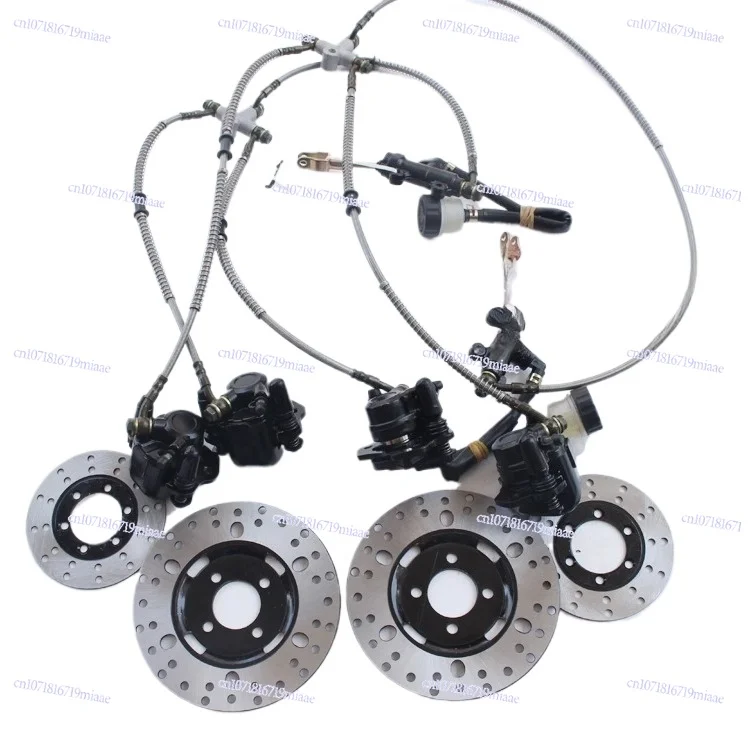 DIY Four-wheel Big Bull Beach Car Length YouTube Foot Brake One To Two with Disc Assembly, Disc Brake Disc Accessories