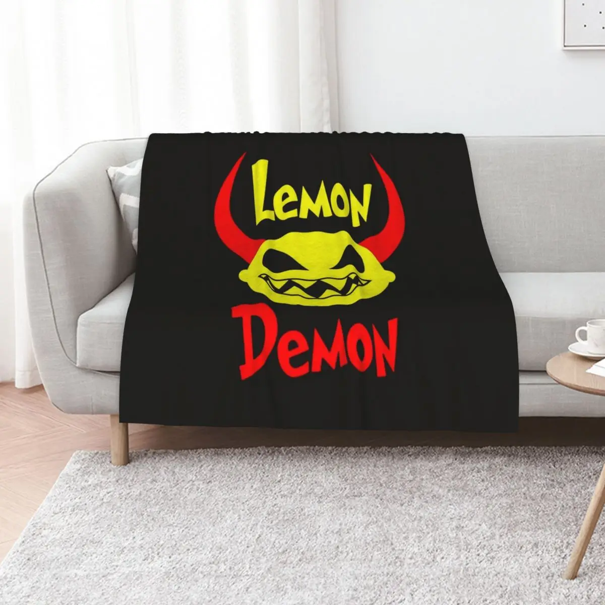 

Lemon demon Throw Blanket Polar halloween blankets and throws Vintage Blankets