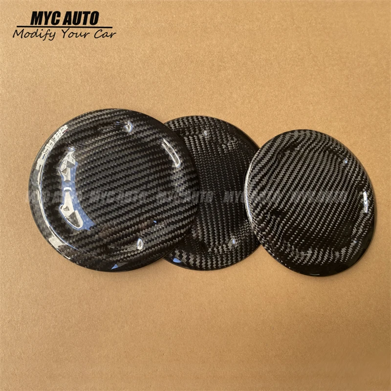 Real Carbon Fiber Fuel Cap Cover For Honda Civic FN FK FN2 TYPE R 2006 2007 2008 2009 2010 2011 2012 Carbon Fiber Fuel Cap Cover