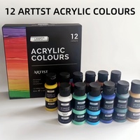 60ml 12-color 24-color 36-color bottle acrylic paint Oil acrylic paint Multicolor painter acrylic paint inside the brush palette