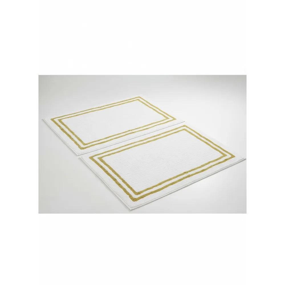 

Luxury Cotton Bath Mat Set 2'x3' - Soft, Absorbent & Machine Washable for Modern Bathrooms