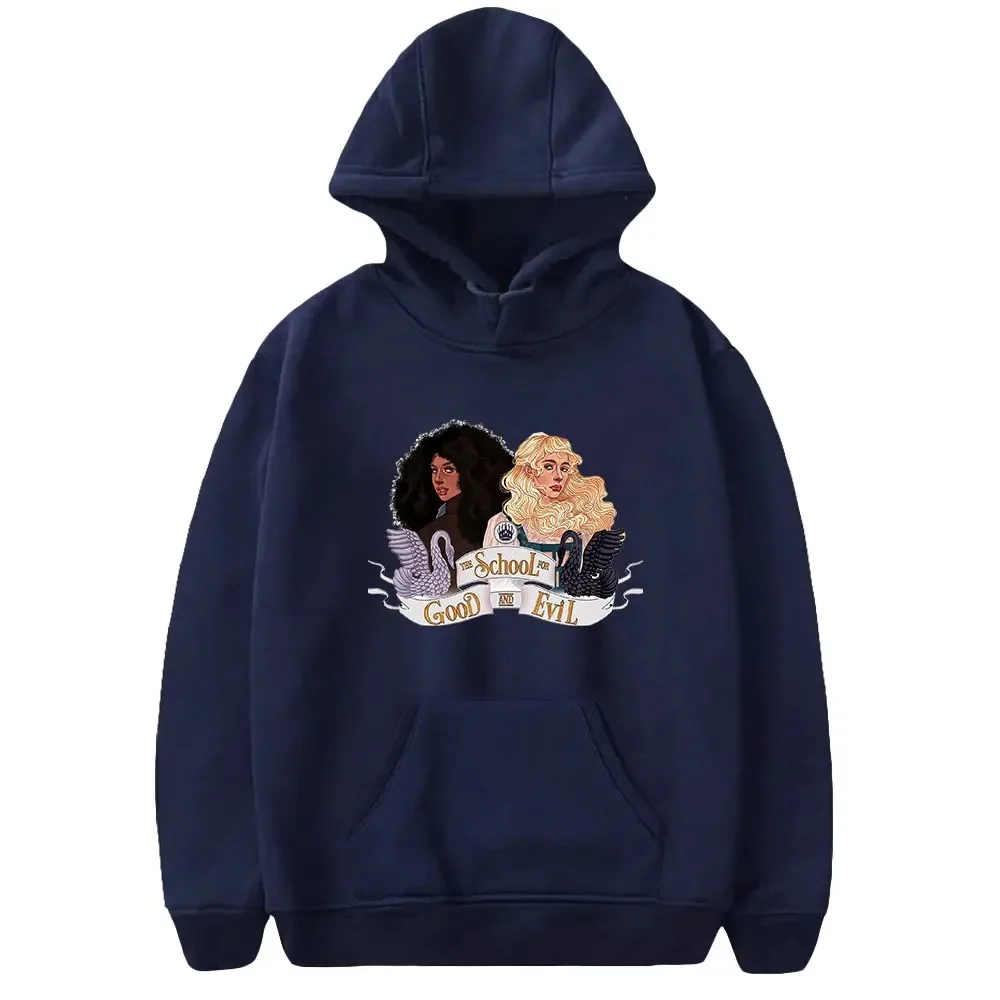 Good and evil school sweater for men and women, long sleeve sweater, Harajuku streetwear, casual style clothing