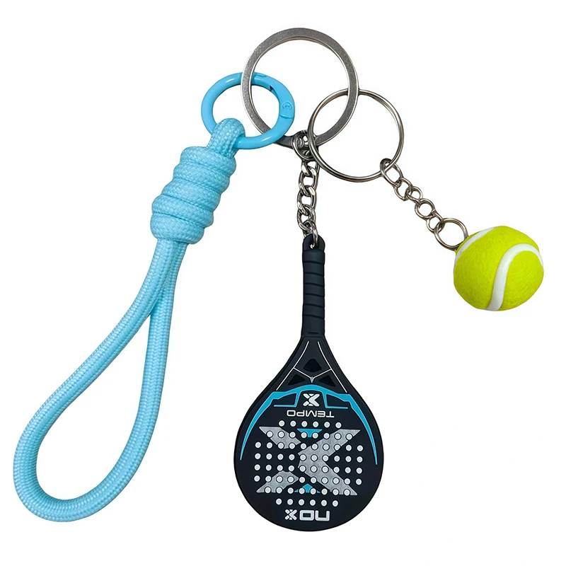

Nox Plus Tennis Keychain,Blue Rope Racket Fluorescent Tennis Pendant,Perfect for Christmas Holidays,Unisex Fashion Accessory