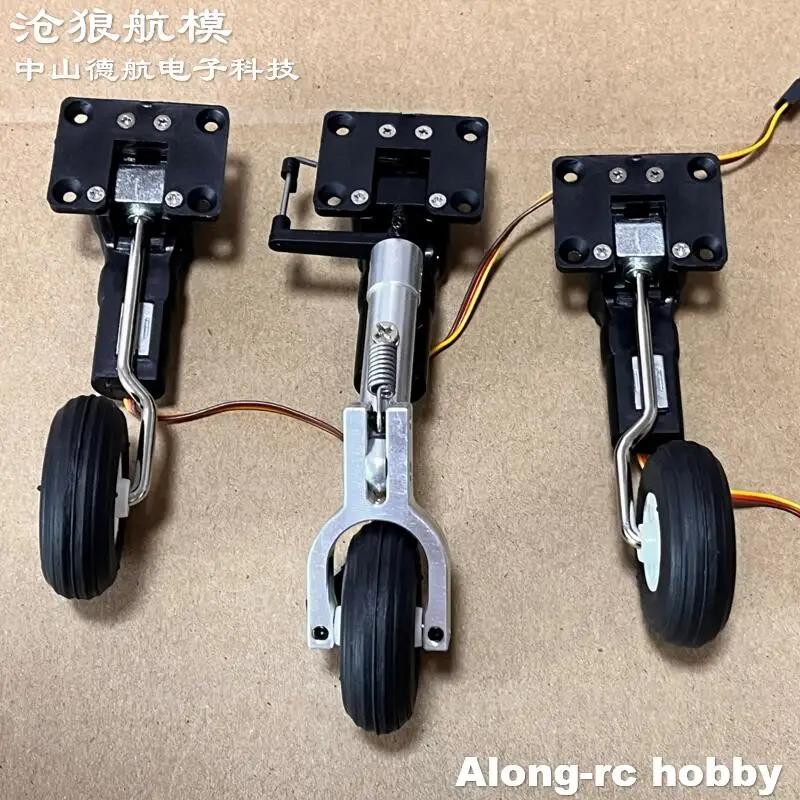 107g Retractable Landing Gear 92mm Nose Shock absorber Main LG Height 73mm for 1-2kg RC  Aircraft EDF Plane DIY Model Spare Part