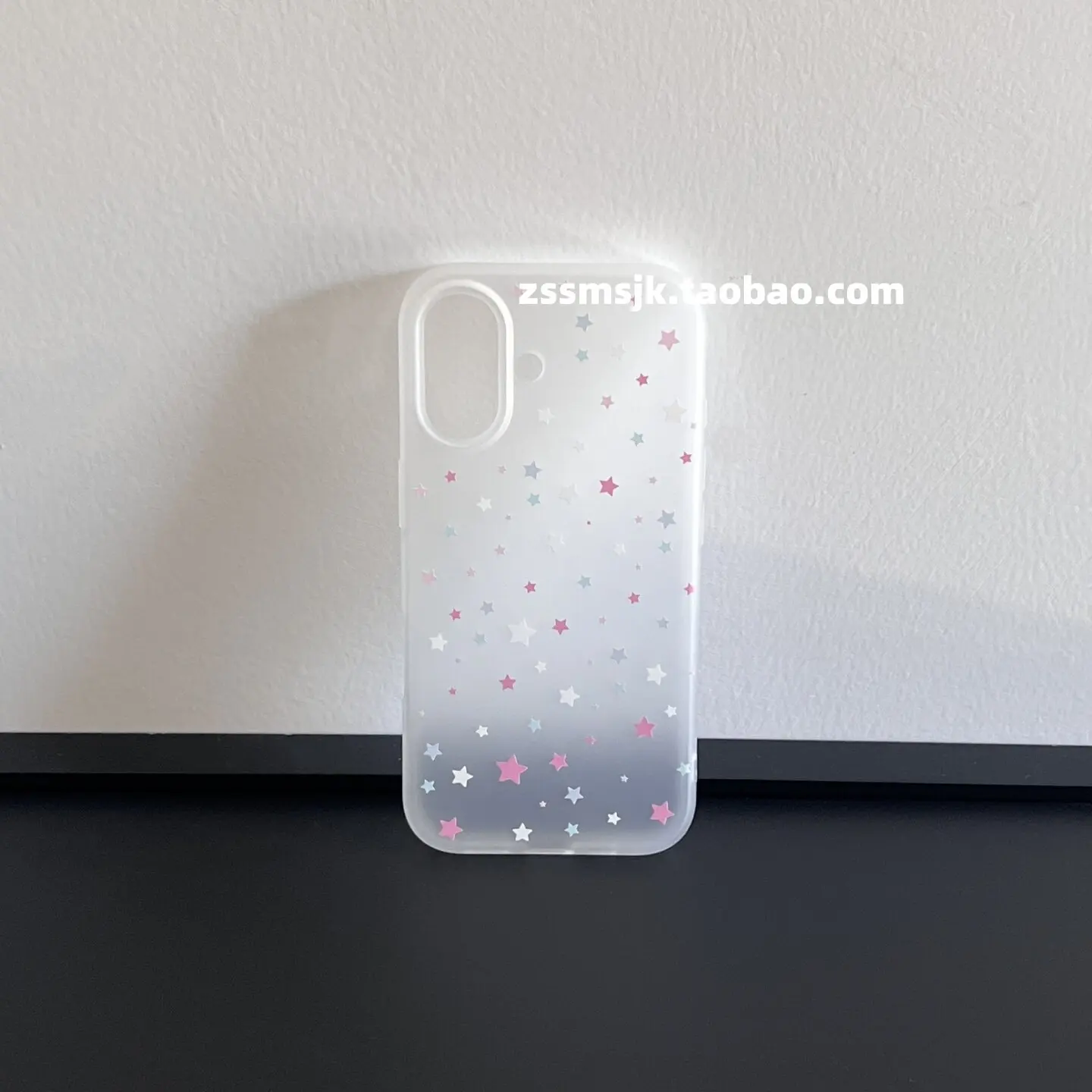 Korean Ins Colorful Star Matte Kawaii Girl Phone Case For iPhone 17 16 E 15 14 13 12 11 Pro XR X Max 7 8 Plus Mini Y2K Cover ﻿ - view 3