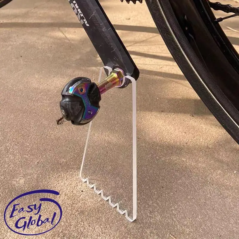 Soporte portátil para bicicleta Brompton, reparación de limpieza de ajuste, accesorios de bicicleta de montaña, soporte acrílico transparente