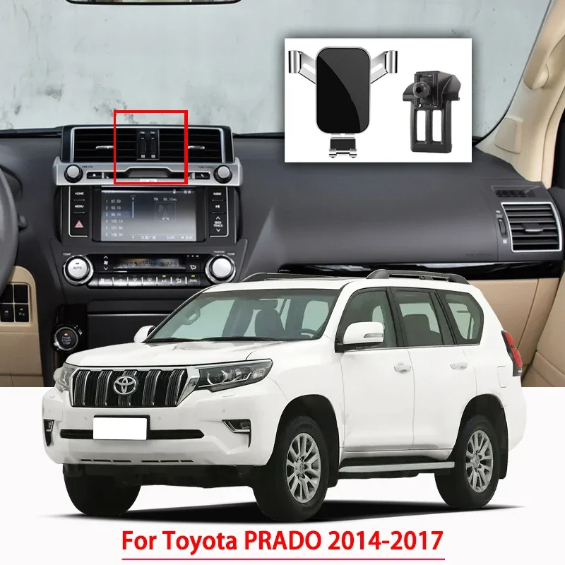 

Car Accessories Mobile Phone Holder for TOYOTA PRADO 2014 2015 2016 2017 Gravity Navigation Special Bracket GPS Support